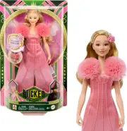 Posable Glinda Fashion Doll with Accessories, Movie-Inspired Look, Sings 'Popula