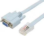 RJ45 Cat5e CAT6 to RS232 DB9 Serial Console Router Ethernet Adapter Cable Cord