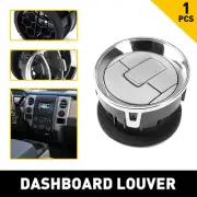 Fit For Dashboard Ford Louver AC F-150 2009-2014 Heater Air Louvre Vent Chrome