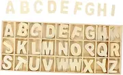 IWOWHERO Toys Educational Alphabet Wood Chips Learning Toys for Boys and Girls DIY Decorations Props