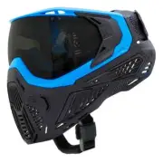 New HK Army SLR Thermal Paintball Goggles Mask - Sapphire Blue/Black Smoke Lens