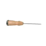 Thunder Group IRPC008 8" Long Carbon Steel Ice Pick w/ Wooden Handle