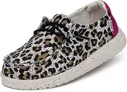 [Hey Dude] Girl's Wendy Youth Shoes, Cheetah, 11 Little Kid