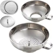 Canning Funnels for Filling Mason Jars, Mason Jar Funnel, Stainless Steel Ca