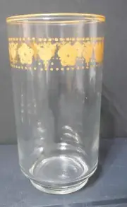 CORNING CORELLE BUTTERFLY GOLD 5 " Glassware Tumbler (JM6)