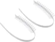 KOMBIUDA 2pcs Washer Cleaning Brush Flexible Dryer Cleaner with Long Handle for Washing Machine Inner Drum and Surface Scrubbing for Home and Office Use