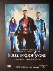 MOVIE / FILM POSTCARD, Bulletproof Monk… Chow Yun-Fat, 2003
