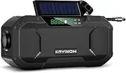 Emergency Sun Power Hand Crank Radio 5000mAh Power Bank Charger Flash Light Outdoor Camping Survival Radio ALKOY