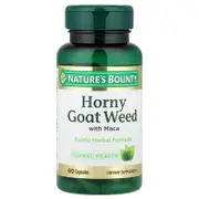 Nature's Bounty, Horny Goat Weed with Maca, 60 Capsules