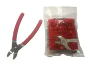HOG RING GUN & 500 C1 HOG RINGS - 16mm MANUAL C CLIP PLIERS FENCE & UPHOLSTERY