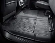 Factory OEM GM GMC Sierra Floor Mats Jet Black 2nd Row Interlocking 84333637