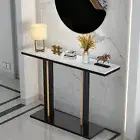 Luxury Anti-Scratch Marble Console Entryway Table Couch Table Long Foyer Table