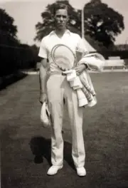 Tennis Circa 1930 Ellsworth Vines Usa Winner Of Wimbledon Old Photo