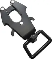 Dog Leash Carabiner - Heavy Duty Dog Chain Buckle | Swivel Dog Leash Carabiner Frog Clip | Dog Collar Linking Clasp | Quick Release Locking Pet Supplies Metal Hardware Buckle for Hiking, Training