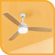 Krear 52" Ceiling Fan With Light DC Motor 6 Speed Wooden Blades Remote Control For Living Room