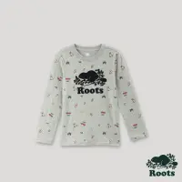 在飛比找momo購物網優惠-【Roots】Roots 大童-經典傳承系列 印花長袖上衣(