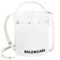 在飛比找遠傳friDay購物優惠-BALENCIAGA 巴黎世家 656682 電繡LOGO帆