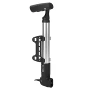 New Mini Bike Tire Pump, Portable Inflator w/ Mount for Presta Schrader Valves