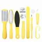 10PCS Pedicure Kit Foot File Callus Remover Scraper Rasp Nail Care Tool Manicure