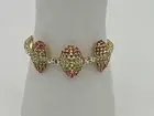NEW Lauren Spencer Easter Egg Austrian Crystal Rhinestone Bracelet