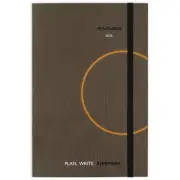 2025 AT-A-GLANCE Daily Notebook, 5" x 8-1/4", Gray, January To December