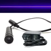 1pc 405nm 20mw Line laser module violet purple laser light 13x42mm w/5V Adapter