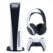Sony Playstation 5 Disc Version with PULSE 3D Wireless Gaming Headset Bundle