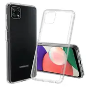 For Samsung Galaxy A21s Transparent Hard Shel Slim Polycarbonate Case Cover (Clear)