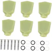 SWOOMEY 6 Sets Folk Tuner Handle Acoustic Guitar Tuning Peg Knobs Stylish Replacement for Worn Damaged Tuners Easy to Clean and Maintain for Professional Guitarists