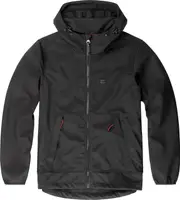 Vintage Industries Jedd, textile jacket waterproof , color: Black , size: S