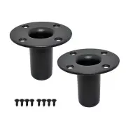 Speaker Stand Top Hat 4.13"x3.29" ，Metal Speaker Cabinet Pole Mount， PA/DJ Tr...