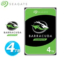 在飛比找有閑購物優惠-Seagate【BarraCuda】3.5吋 4TB 新梭魚