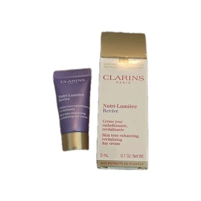 Clarins Nutri-Lumiere Revive Skin Tone Enhancing Day Cream 5ml Sample NIB