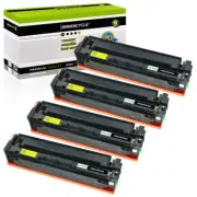 4 Pack Black Toner Fits for HP CF400A 201A Laserjet Pro M252 M252n M252dw M252dn