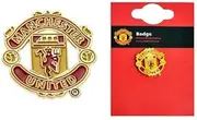 Manchester United F.C. Manchester United Official Merchandise Football Club Sports Accessories, Gifts & Stationary Items. (Crest Pin Badge)