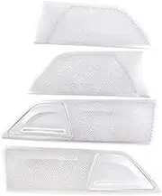 Interior Console Trim For BMW 7 Series F01 F02 F03 G11 2009-2022 Car Door Stereo Speaker Cover Trim Stickers Car Interior Accessories(Style 3)