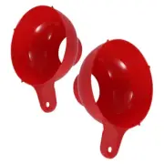 2 Pcs Large Diameter Funnel Small Food Grade Wide Jam Funnels for Canning