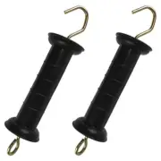 2pcs Outdoor Electric Fence Portable Patio Safety Fence Gate Handle