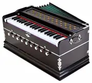 9 Stopper 42 Key Two Reed(Bass-Male) 3 1/2 Octave Chudidaar Bellow Harmonium