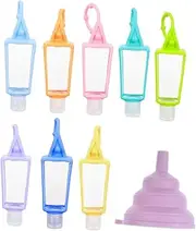 1 Set Travel Bottle with Funnel and Cover Portable Liquid Soap Container Holder Random Colors Adorable Design for Convenient Use The Go