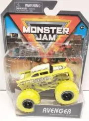 Series 35 Monster Jam AVENGER 1:64 Charged Neon Yellow Spin Master