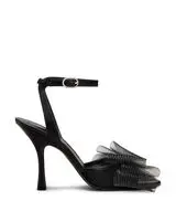 BLUSHING BOW 100 SANDAL in BLACK for Women