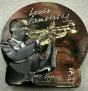 Louis Armstrong Jazz Legend 3 CD Set With Tin