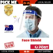 3Pcs Safety Face Shield Eyes Mouth Anti-Fog Full Covering Protector AU stock