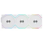 Lian Li UNI FAN TL 120 Wireless 120mm RGB 4-Pin PWM Fan - White - 3 Pack (12TL1W3W)