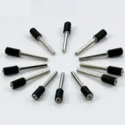 12PC 1/4" Rubber Mandrel 1/8" Shank Sand Drum Holder for Dremel Rotary Tool