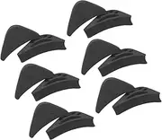 HAPINARY Thicken Shoe Inserts 6 Pack for Women Men Heel Protector Cushion Forefoot Pads Foot Brace Half Insoles Black