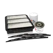 Sakura Front Wiper Blades & Filter Service Kit for Mitsubishi Triton ML MN 2.5L