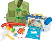 Learning Resources Pretend & Play Fishing Set, Toddler Fishing Pole & Tackle Box, Fishing Toy, 11 Pieces, Ages 3+