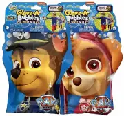 (2) GLOVE-A-BUBBLES PAW PATROL CHASE & SKYE. NEW